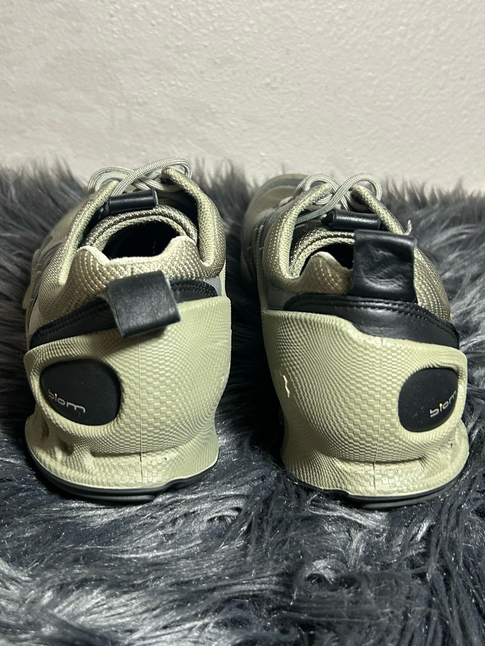 ECCO Biom Aex M Olive Tactical Mesh Lightweight Trail Sneakers Size 9-9.5 US - Picture 6 of 9